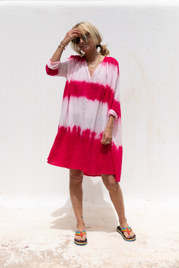 Robe Formentera White/Pink