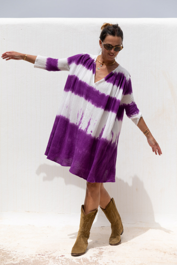 Robe Formentera White/Purple