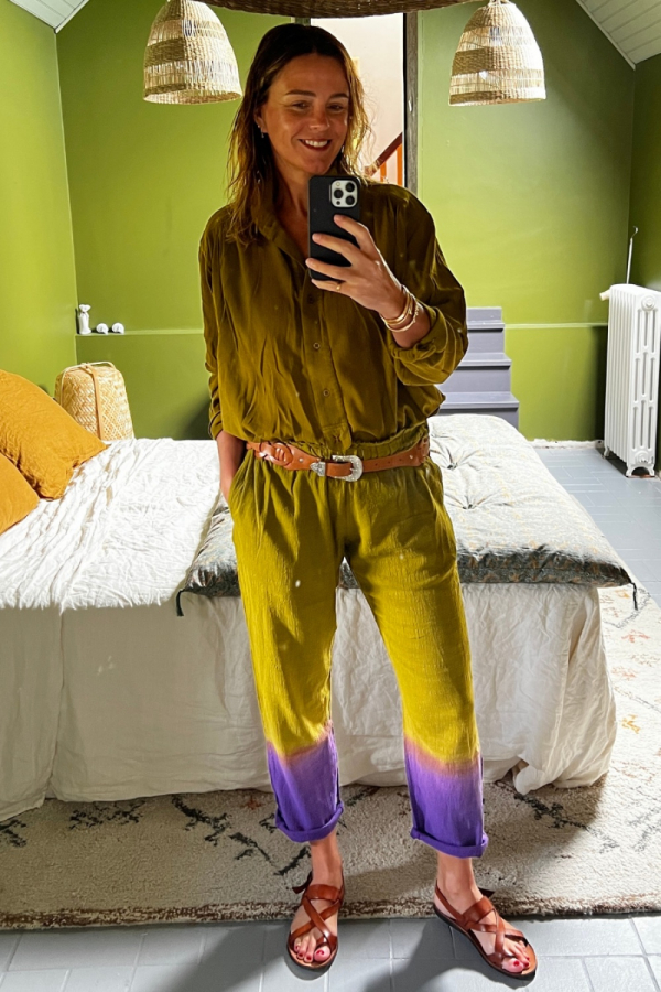 Pantalon Coachella Bronze / Purple