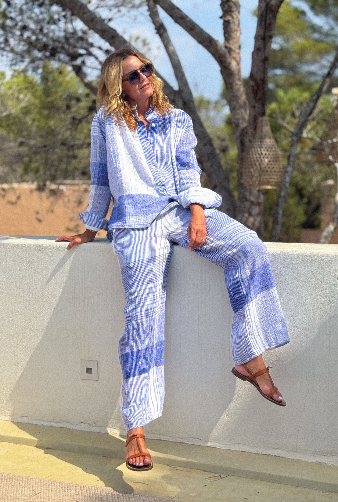 Pantalon Zion Blue Stripes