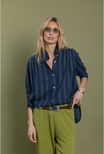 Tunique Fairfax Petrol Blue Stripes