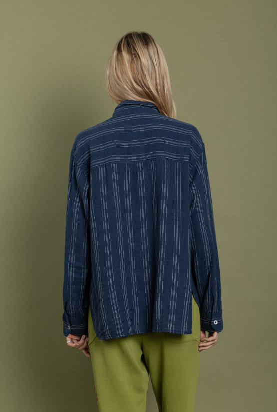 Tunique Fairfax Petrol Blue Stripes