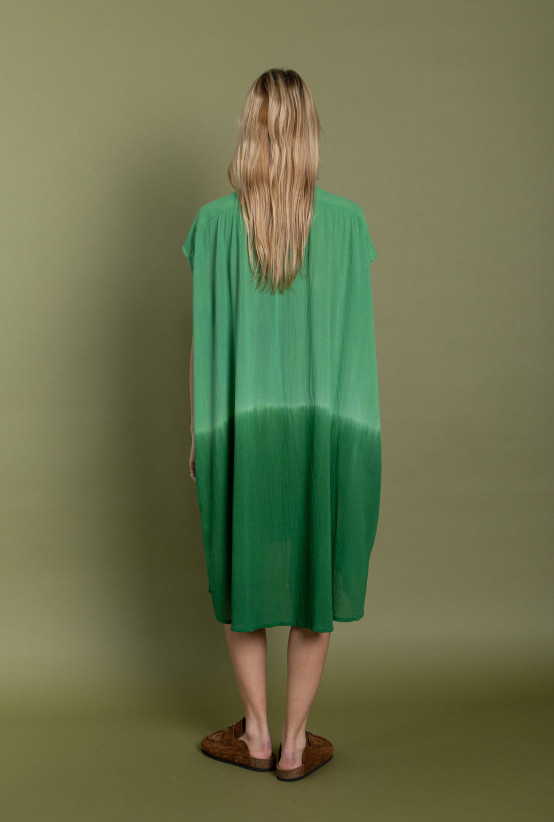 Robe Gustavia Short Emerald Green Dip Dye