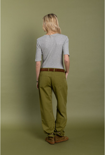 Pantalon à Bretelles Georgia Olive