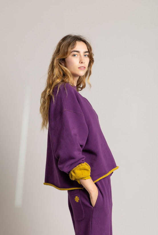 Sweat-Shirt ANDRIA Beetroot