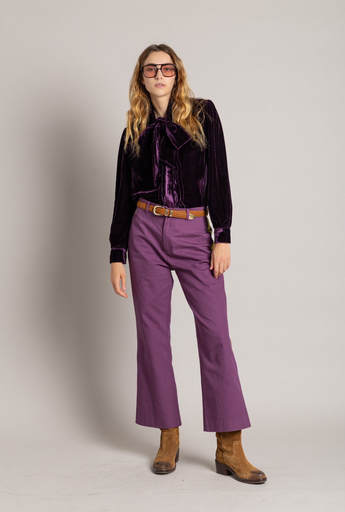 Pantalon CAGLIARI Beetroot