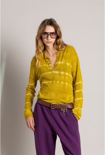 Pull Tunisien LUCCA Gold Tie & Dye