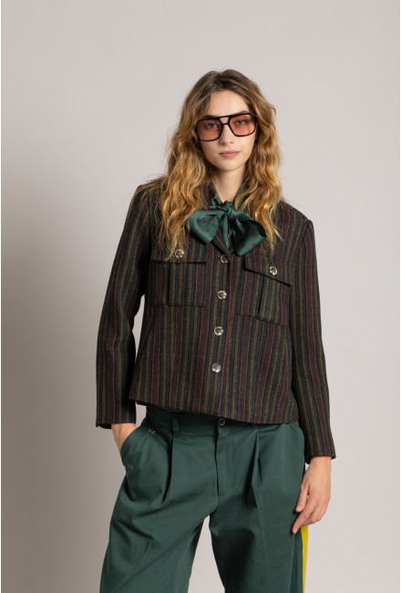 Veste MEMPHIS Mountain Green Stripes
