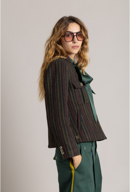Veste MEMPHIS Mountain Green Stripes