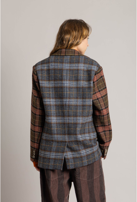 Blazer MESSINA Caramel Checkers
