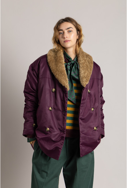 Veste Canadienne MONZA Beetroot