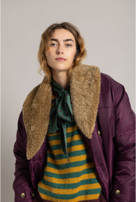 Veste Canadienne MONZA Beetroot