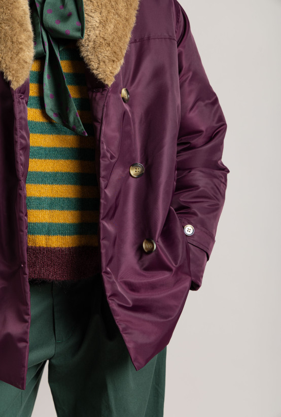 Veste Canadienne MONZA Beetroot