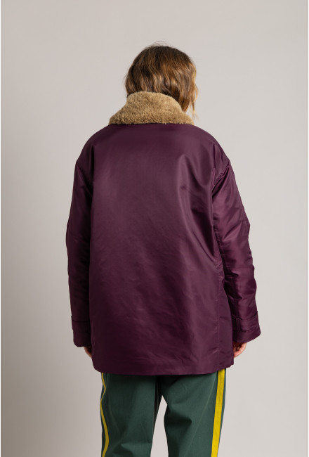 Veste Canadienne MONZA Beetroot