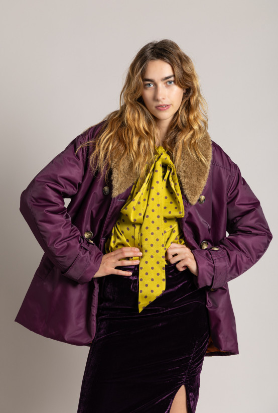 Veste Canadienne MONZA Beetroot