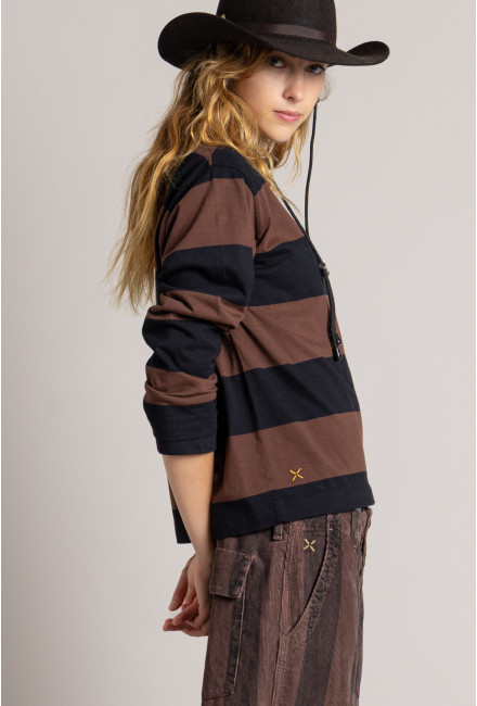 Tee-Shirt NAPOLI Caramel Stripes