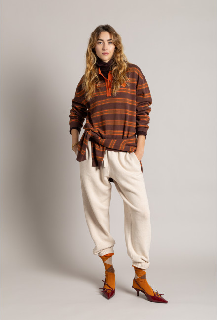Sweat-Pants ROMA Ecru