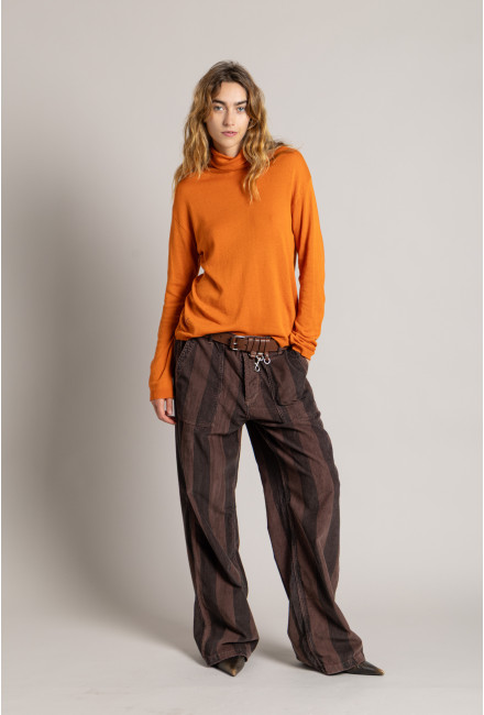Pantalon VANCOUVER Beetroot stripes
