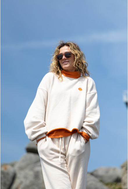 Sweat-Shirt ANDRIA Ecru