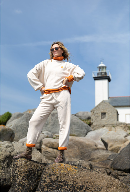 Sweat-Pants ROMA Ecru