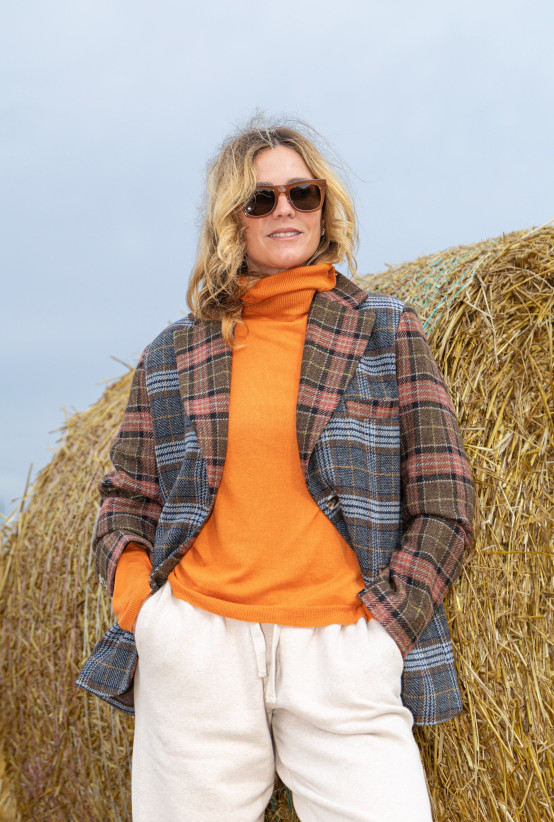 Col Roulé VERONA Burnt Orange