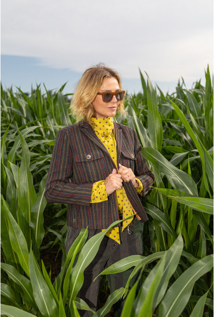 Veste MEMPHIS Mountain Green Stripes
