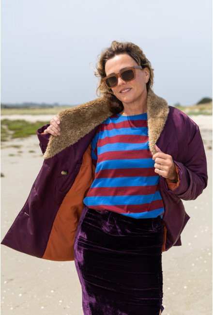 Veste Canadienne MONZA Beetroot