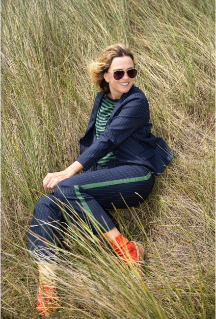 Pantalon CAGLIARI Navy Stripes
