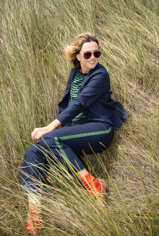 Pantalon CAGLIARI Navy Stripes