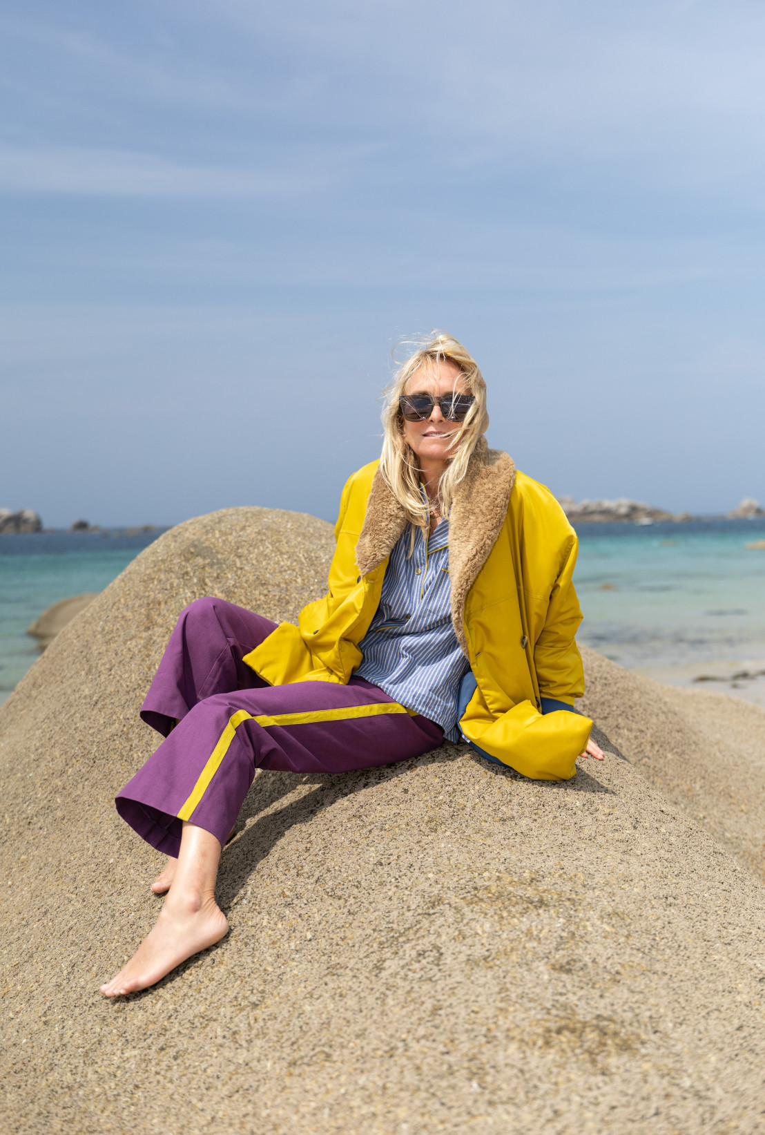 Pantalon CAGLIARI Beetroot