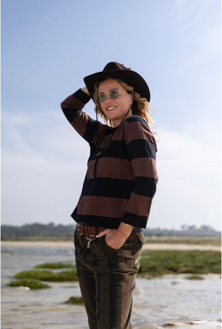 Tee-Shirt NAPOLI Caramel Stripes